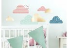 Ozdobte detská izba samolepkami s motívom obláčikov, dúhy alebo nočnej oblohy