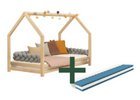 Sety: Detská drevená posteľ s penovým matracom