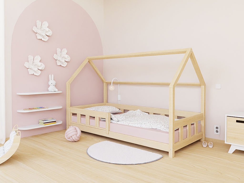 domečková Plotty s bočním štítem s jednou zábranou produktovka resize