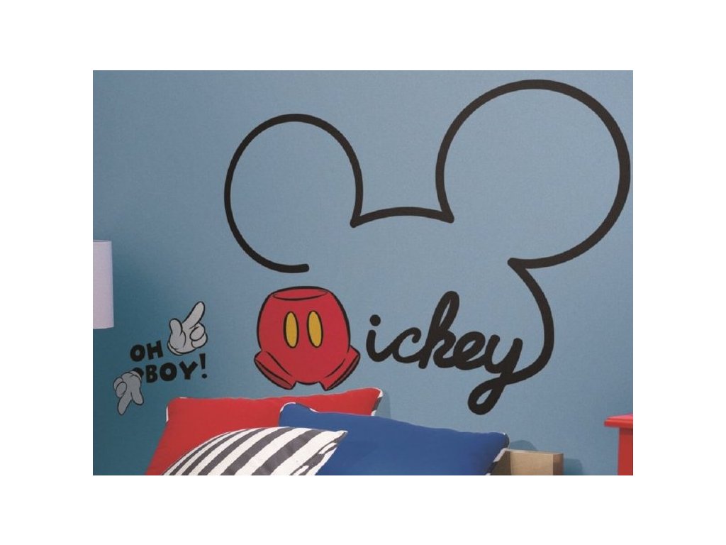 Samolepky na stenu s Disney motívom MICKEY