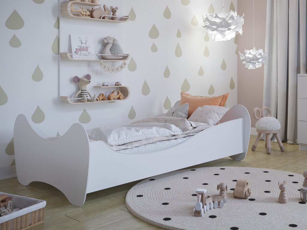 Dizajnová jednolôžková posteľ LILLY do detskej izby 1