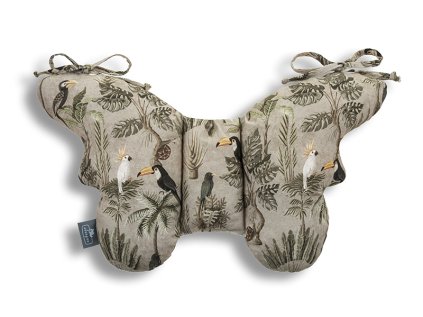 15567 kojenecky stabilizacni polstarek jungle khaki ve tvaru motylka