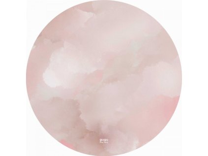 Dětská hrací podložka z přírodního kaučuku CANDY CLOUD kulatá