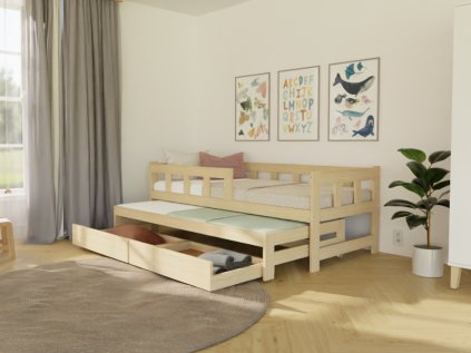 22275 6 jednoluzko fence 90x200 3v1 se zabranou pristylkou a 2 uloznymi supliky