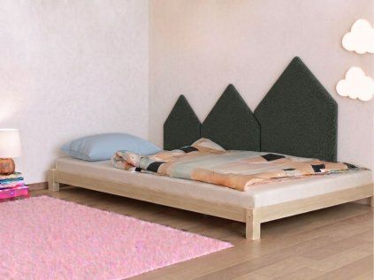 Čalúnený panel na stenu HORY z látky BÚCLÉ - pravá strana