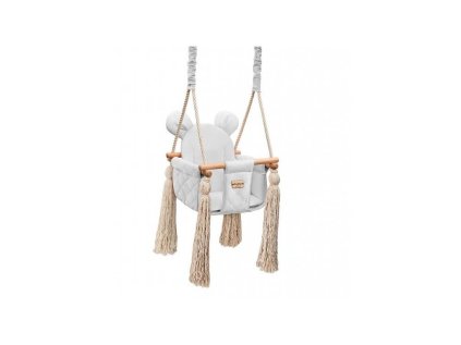 10753 4 detska bezpecna houpacka s ousky velvet swing do interieru