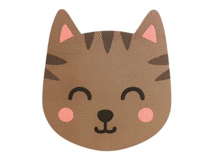 Detská penová dekoratívna nástenka MAČKA (Zvoľte farbu Krémová)