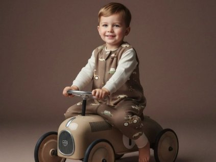 25590 2 lehky spaci pytel s nohavicemi retro auta