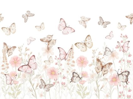 25790 detsky nastenny mural motyli