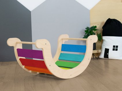 Detská Montessori balančná hojdačka YUPEE (Zvoľte farbu Tyrkysová)