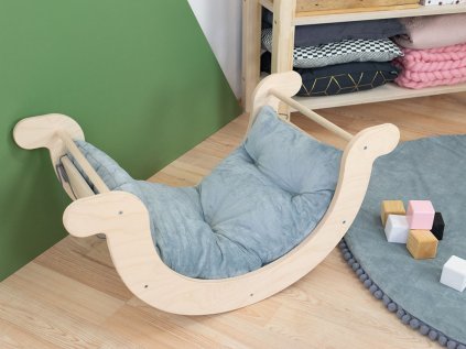 Pohodlný plyšový vankúš do detskej hojdačky YUPEE
