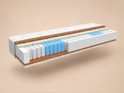 Taštičkový matrac ERGONOMY PLUS s kokosovými vláknami