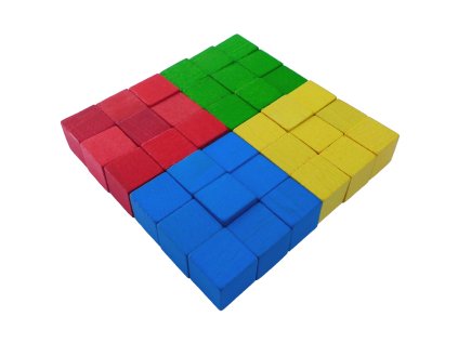 Hlavolam z farebných kociek WINDOWS