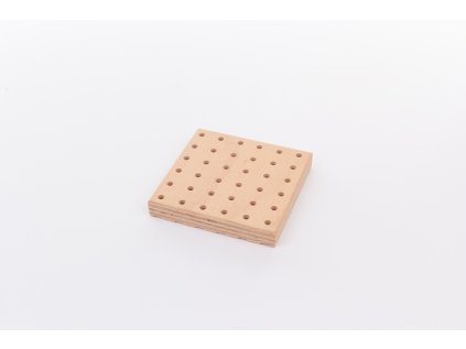 Podložka s drážkami 12 x 12 cm k stavebnici BUKO