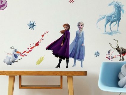 Samolepky na stenu s Disney motívom ELSA A ANNA