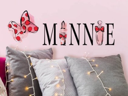 Samolepiaci nápis na stenu s Disney motívom MINNIE