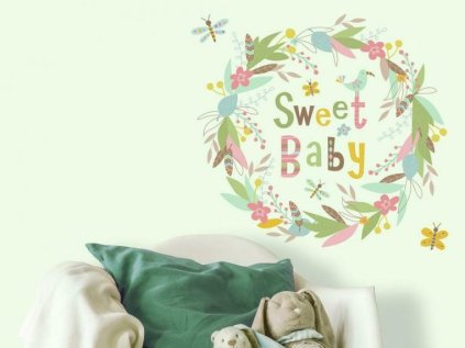 Samolepiaci nápis do detskej izby SWEET BABY