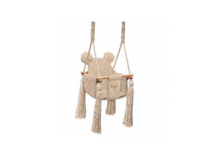 13905 detska bezpecna houpacka s ousky velvet swing do interieru