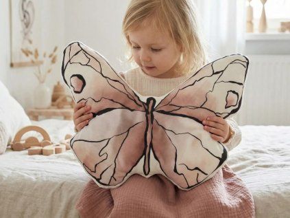 10717 7 roztomily detsky dekoracni polstarek motyl