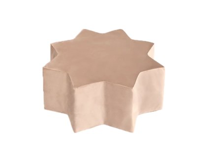 Sametový dětský taburet PUFF hvězda