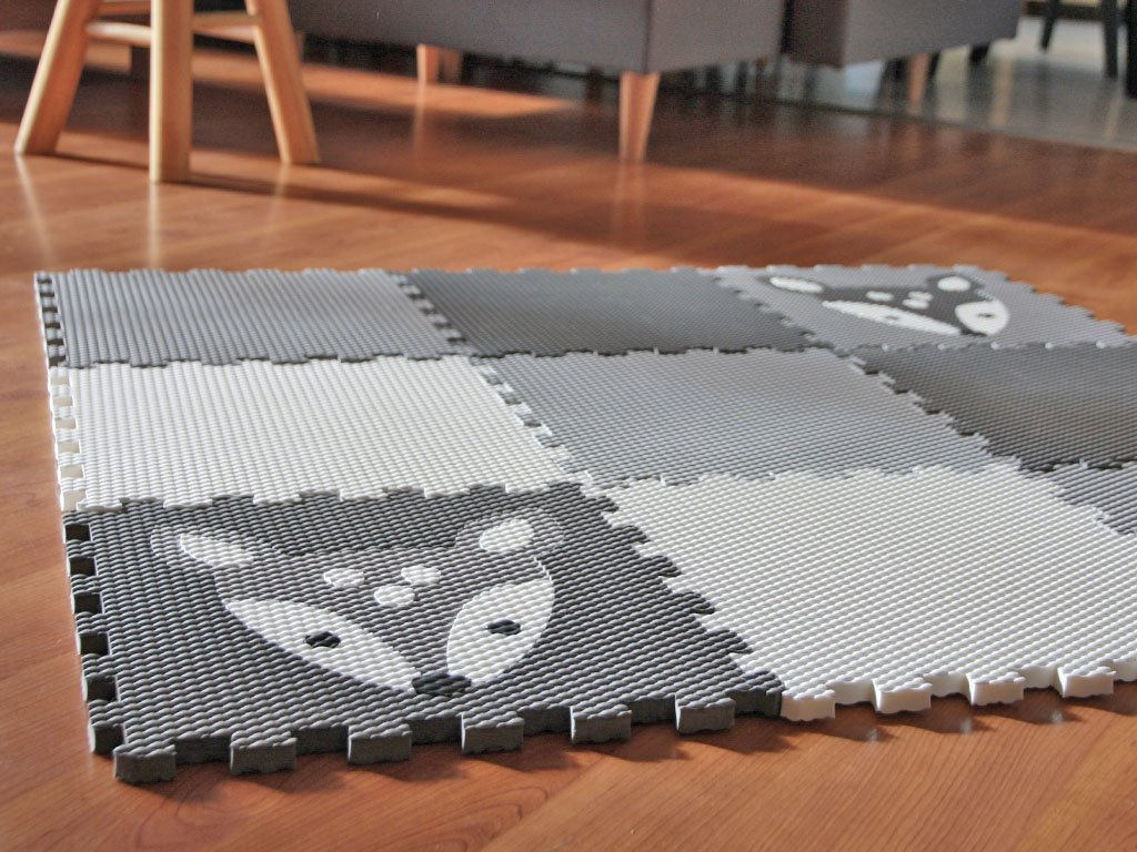 Penová puzzle podlaha 9 dielov KOLOUŠOK do detskej izby