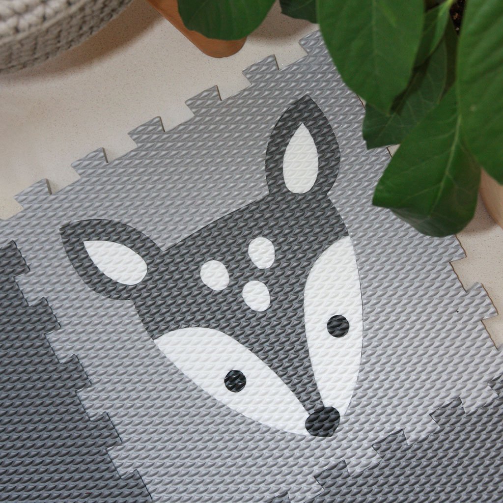 Penová puzzle podlaha 9 dielov KOLOUŠOK do detskej izby