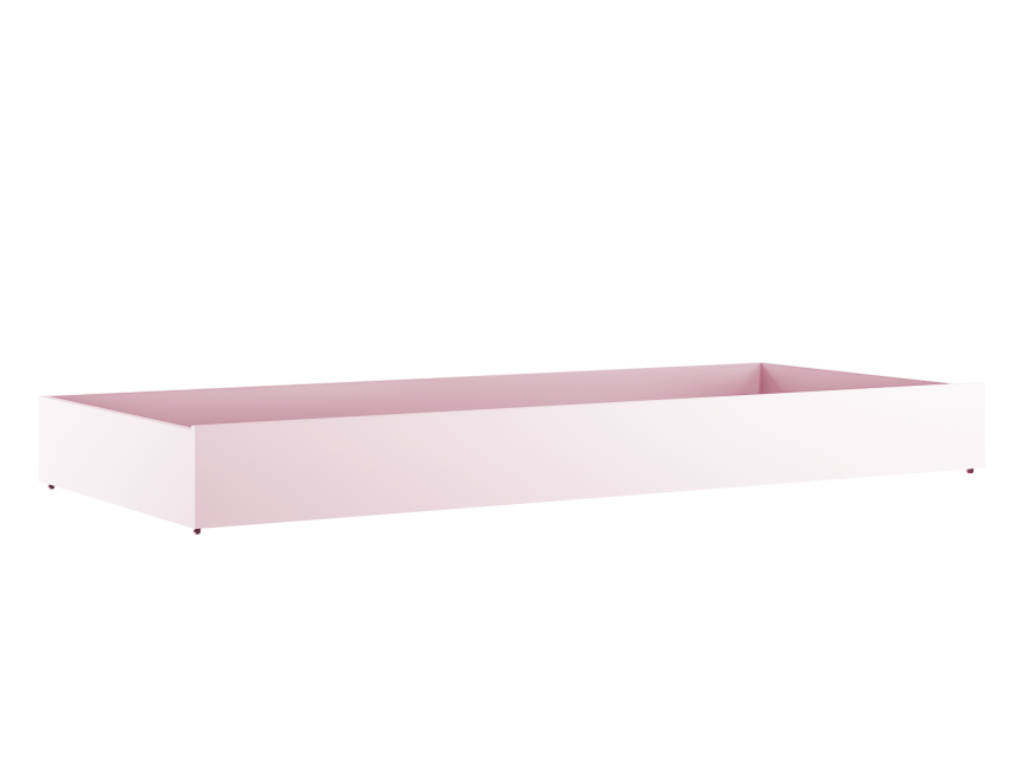 BAMI Prístelkový šuplík pod posteľ BIBI 90x190 cm na kolieskach Zvoľte farbu: Ružová
