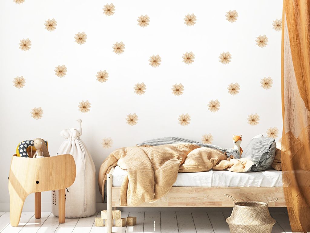 E-shop Nástenné samolepky SEDMIKRÁSKY do detskej izby BOHO