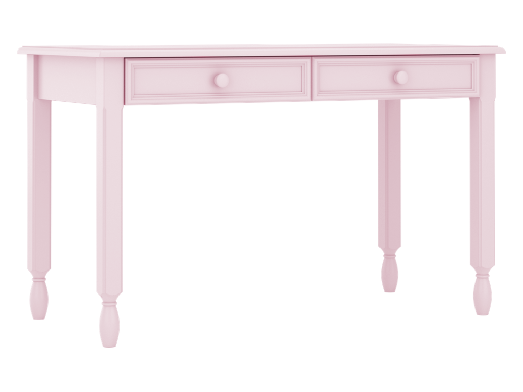 BAMI Detský písací stôl s dvoma šuplíkmi MAXIME ružový