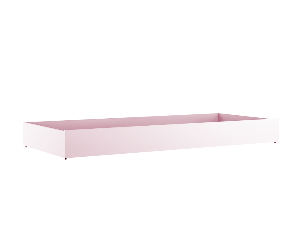 BAMI Prístelkový šuplík pod posteľ ALEX 90x190 cm na kolieskach Zvoľte farbu: Ružová