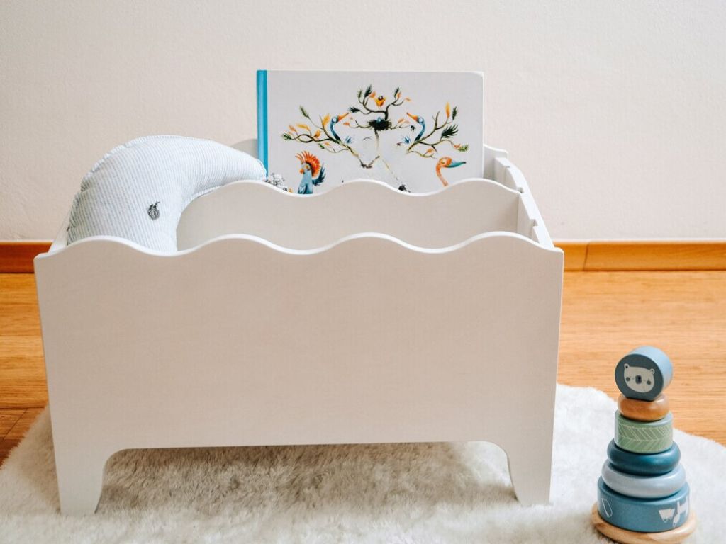 E-shop Detský úložný box na knižky Zvoľte farbu: Biela