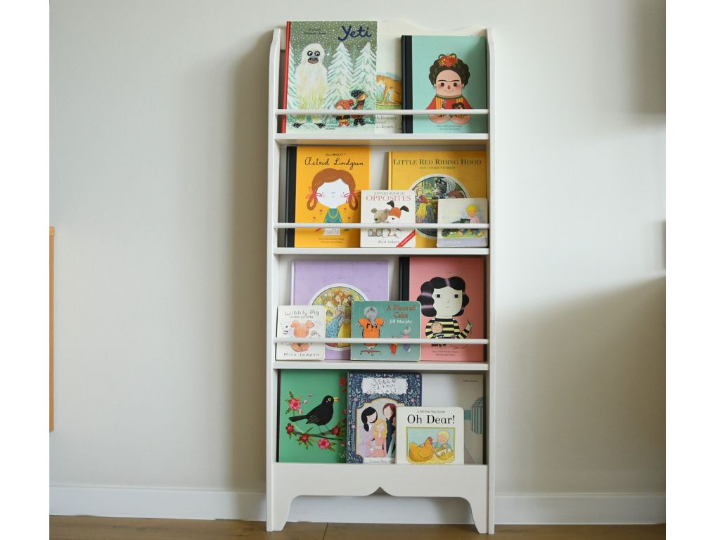 E-shop Montessori organizér na knihy do detskej izby Zvoľte farbu: Biela