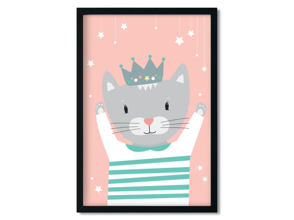 E-shop Plagát MAČKA do detskej izby Zvoľte rozmer: 20 x 30 cm