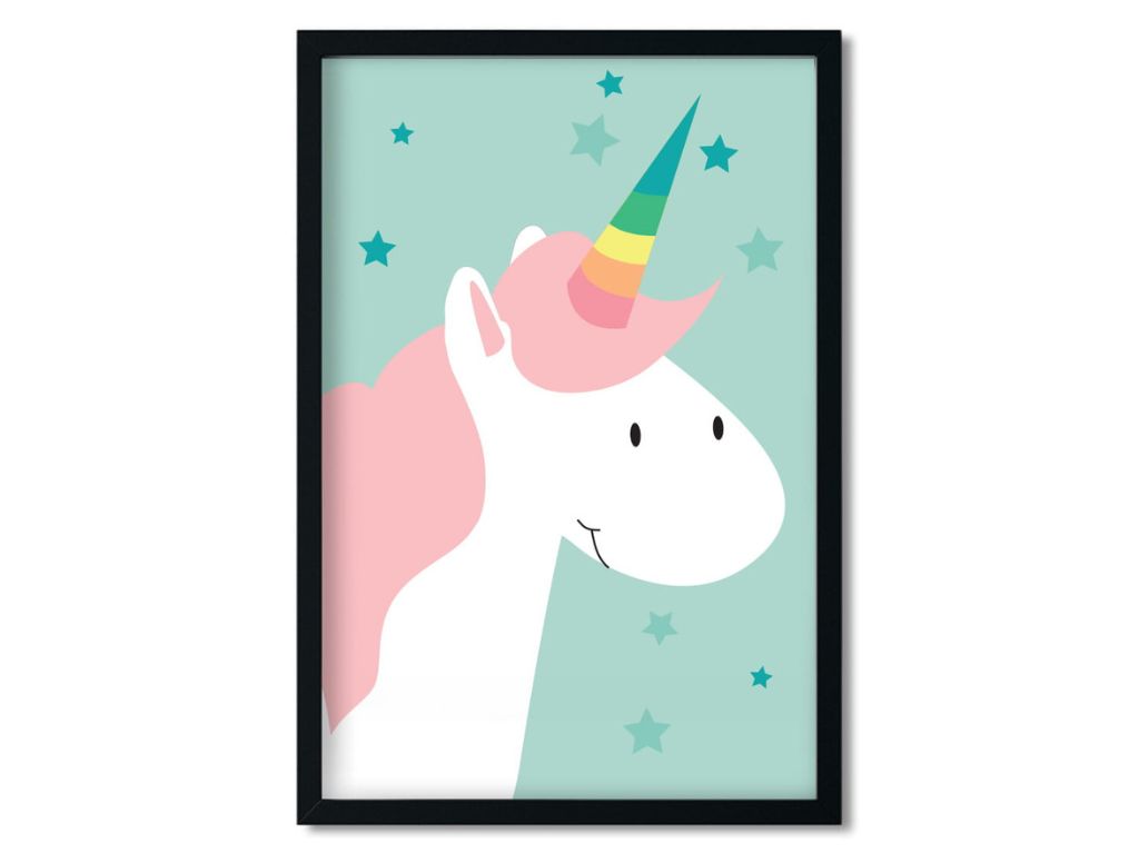 E-shop Plagát do detskej izby JEDNOROŽEC Zvoľte rozmer: 20 x 30 cm