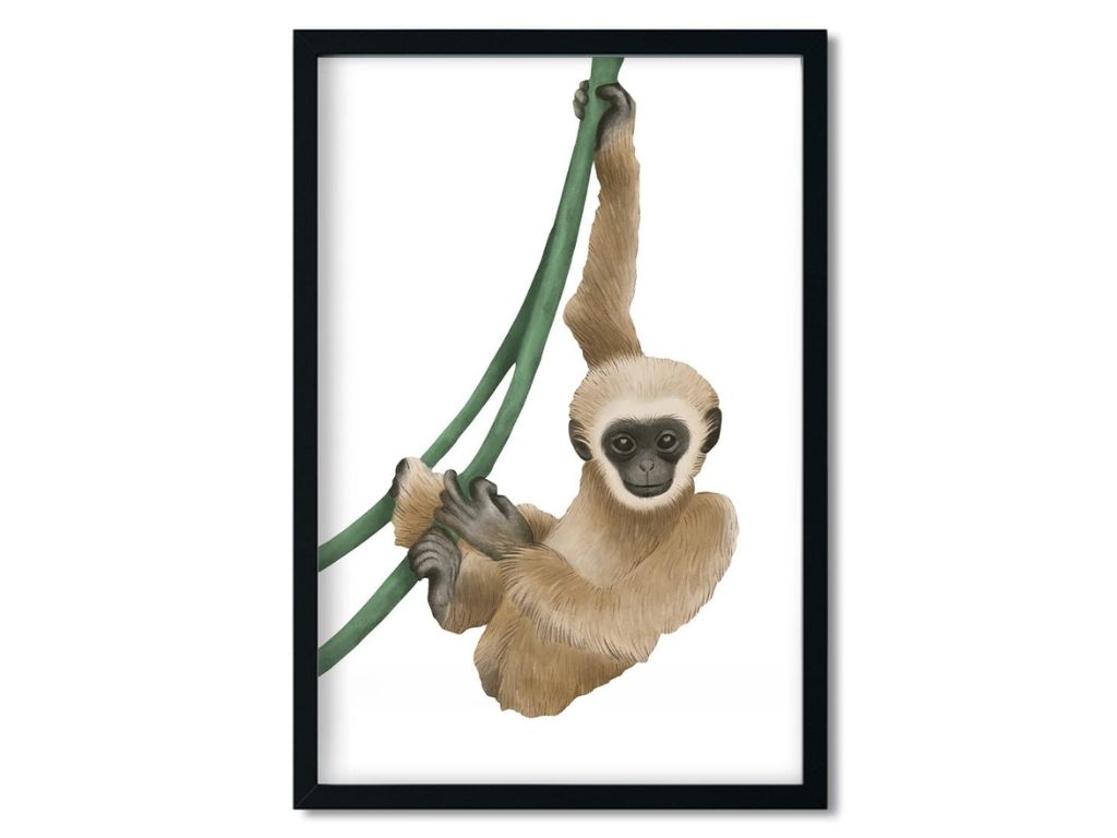 E-shop Plagát na stenu OPICE do detskej izby Zvoľte rozmer: 20 x 30 cm