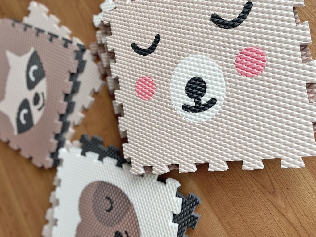 Penová podlaha na zem do detskej izby 12 dielov MÝVAL