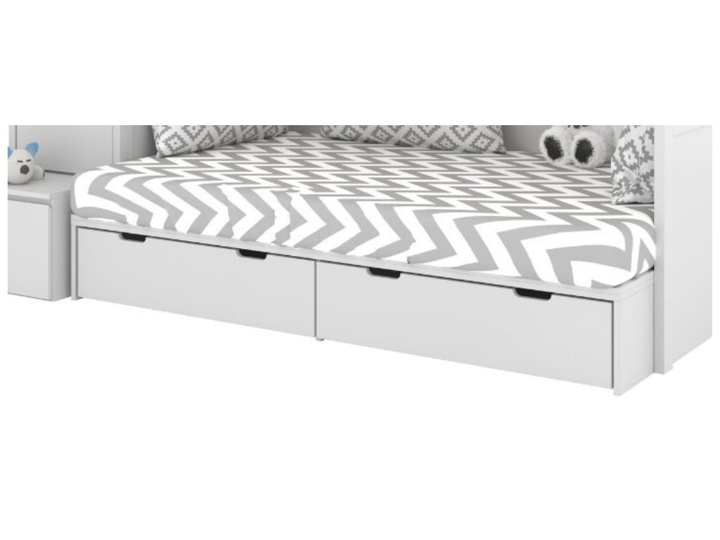 E-shop Dvojitý úložný šuplík pod poschodovú posteľ SIMONE Zvoľte variantu: Pod posteľ o rozmere 120x200 cm