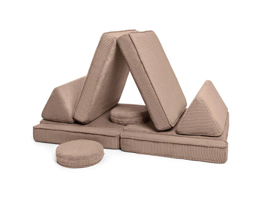 E-shop Veľký multifunkčný skladací bunker z menčestra SOFA Zvoľte farbu: Hnedá