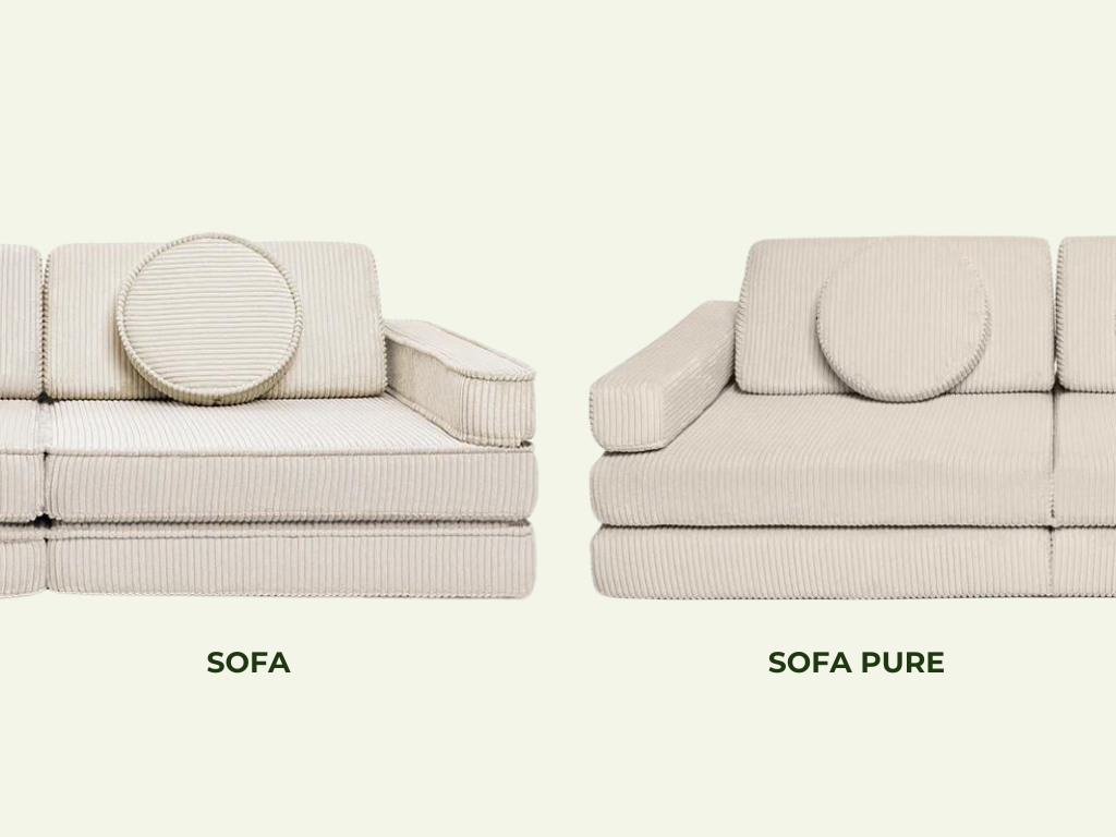 Veľký multifunkčný skladací bunker z menčestra SOFA PURE Zvoľte farbu: Modrá