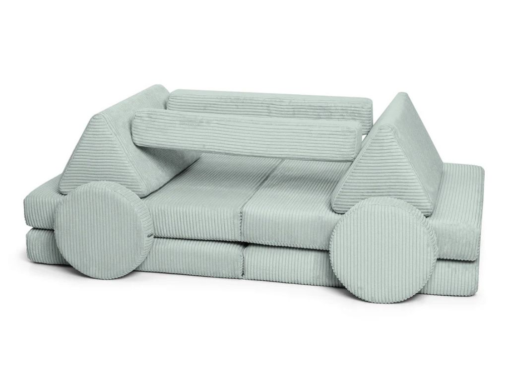 Veľký multifunkčný skladací bunker z menčestra SOFA PURE Zvoľte farbu: Svetlo zelená