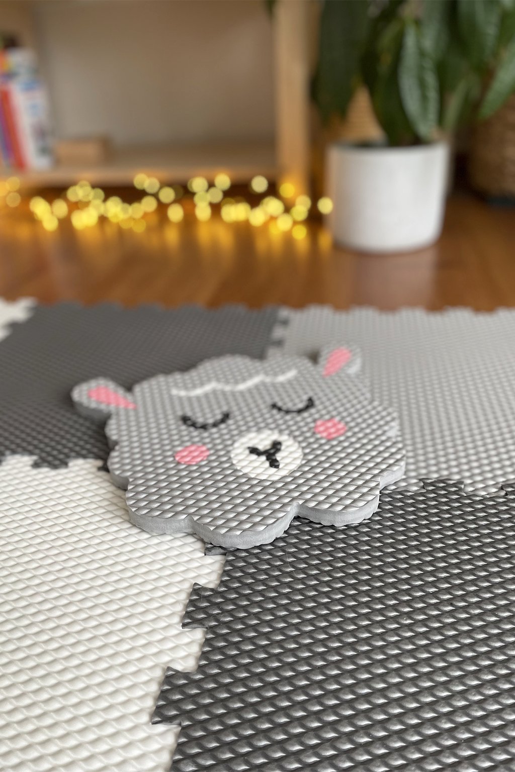 Penová podlaha puzzle 12 dielov BARÁNOK A LAMA
