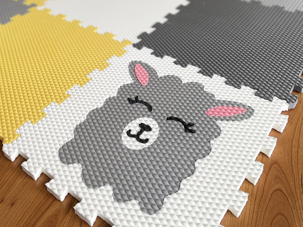 Penová podlaha puzzle 12 dielov BARÁNOK A LAMA