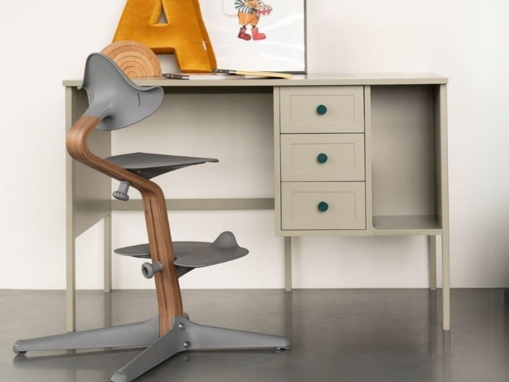 E-shop Písací stôl so šuplíkmi do detskej izby VINTAGE eukalyptový