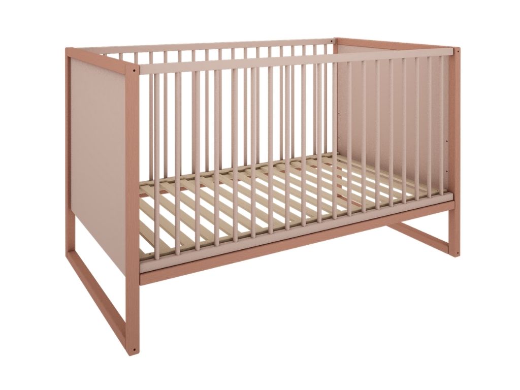 E-shop Detská postieľka TWEENS s nastaviteľnou zábranou 70x140 cm Zvoľte farbu: Koralová