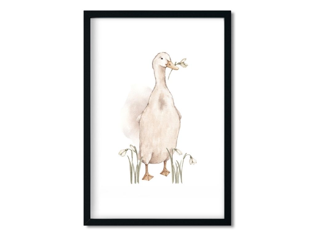 E-shop Detský plagát na stenu HUSA Zvoľte rozmer: 20 x 30 cm