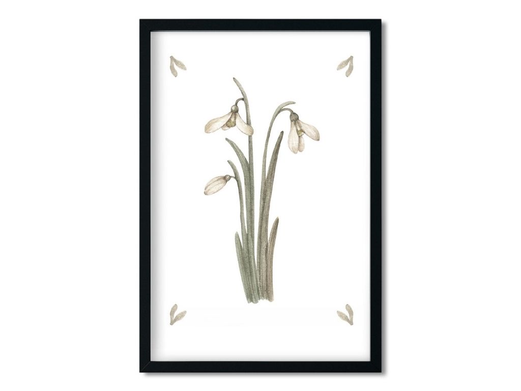 E-shop Plagát na stenu SNEŽENKA Zvoľte rozmer: 20 x 30 cm