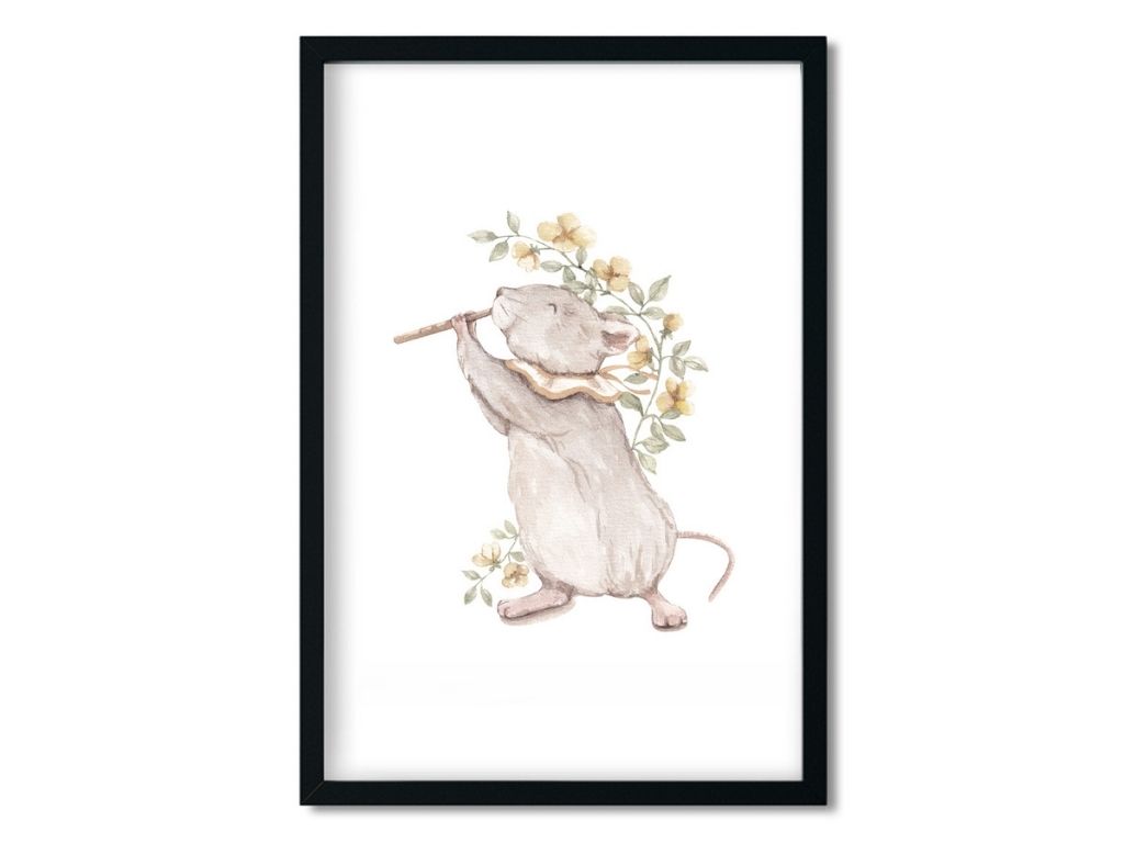 E-shop Plagát pre deti MYŠKA Zvoľte rozmer: 20 x 30 cm