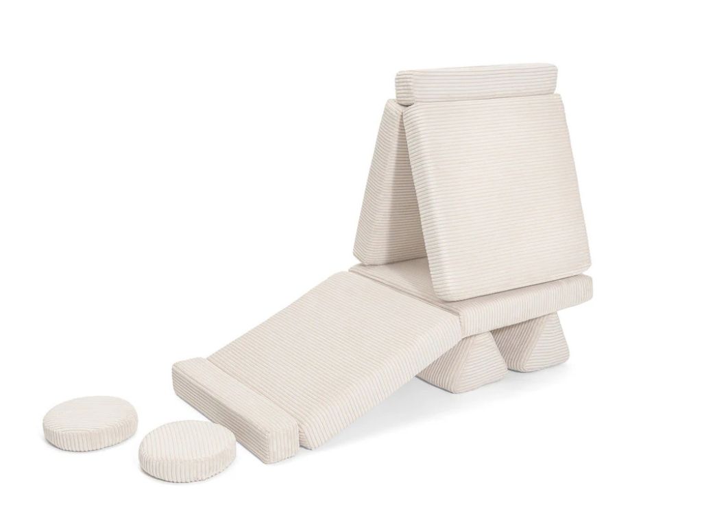 E-shop Skladacia penová pohovka SOFA MINI z menčestra Zvoľte farbu: Vanilková