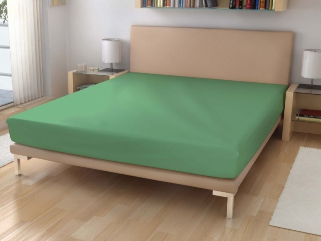 E-shop Jednolôžkové prestieradlo z bavlneného froté Zvoľte farbu: Olivová, Zvoľte rozmer: 120 x 200 cm