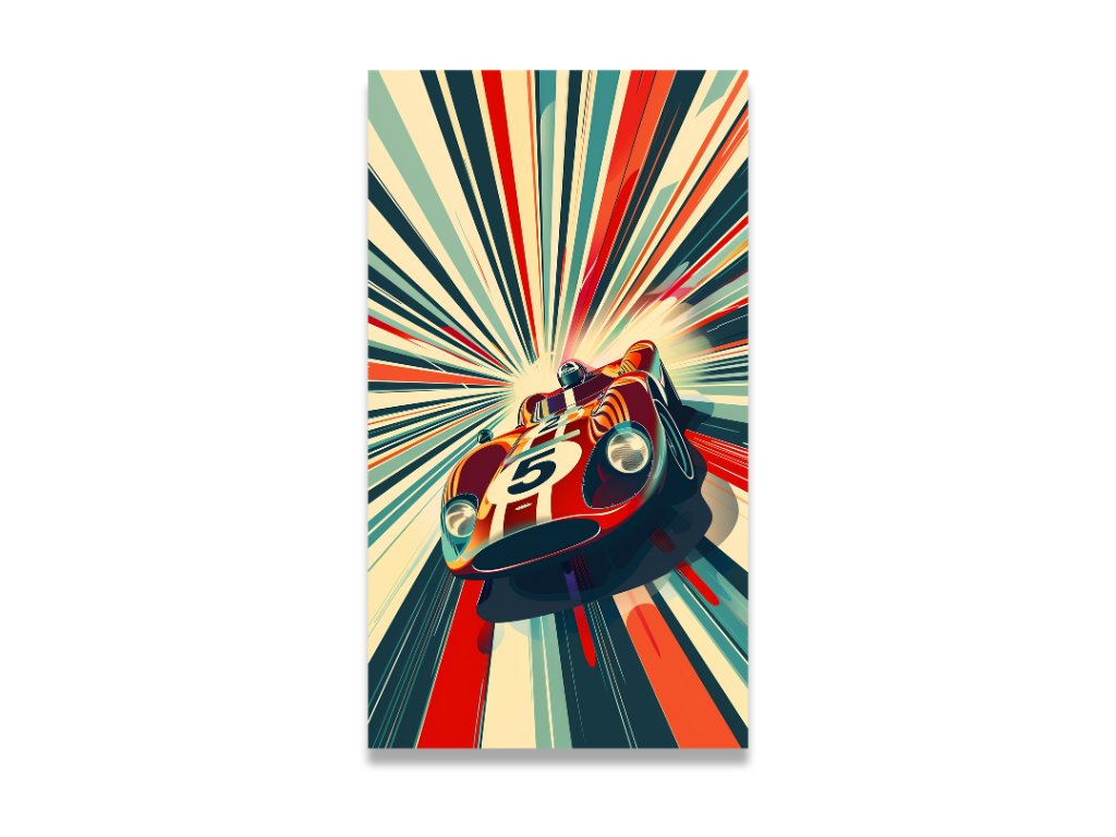 E-shop Benlemi Obraz na plátne na stenu do detskej izby FORMULA Zvoľte rozmer: 30 x 30 cm